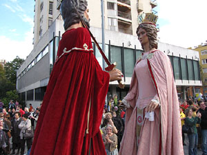 Trobada de gegants: la ballada