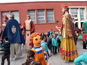 Trobada de gegants: la ballada