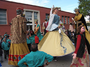 Trobada de gegants: la ballada