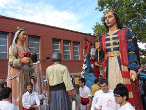 Trobada de gegants: la ballada