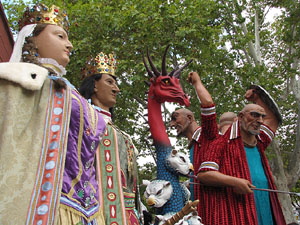 Trobada de gegants: la ballada