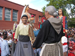 Trobada de gegants: la ballada