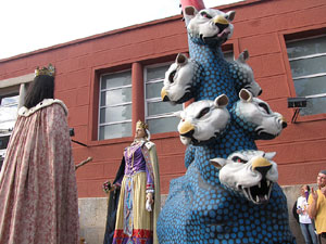 Trobada de gegants: la ballada