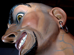 Els gegants a l'Ajuntament