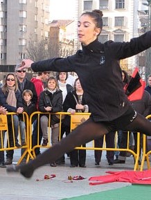 Gimn&agrave;stica r&iacute;tmica. Pla&ccedil;a de la Constituci&oacute;