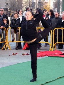 Gimn&agrave;stica r&iacute;tmica. Pla&ccedil;a de la Constituci&oacute;