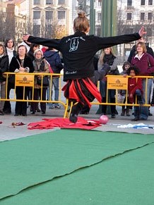 Gimn&agrave;stica r&iacute;tmica. Pla&ccedil;a de la Constituci&oacute;