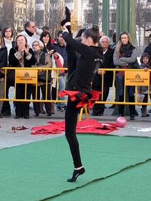 Gimn&agrave;stica r&iacute;tmica. Pla&ccedil;a de la Constituci&oacute;