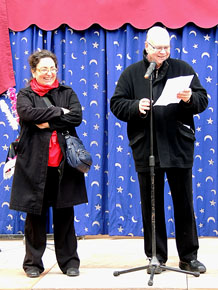 Espectacle de pallassos al Mercadal