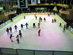 Pista de gel a Fira de Girona