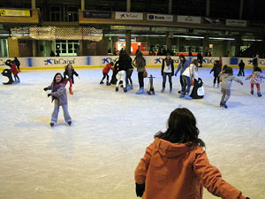 Pista de gel a Fira de Girona