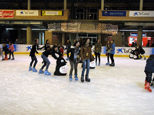 Pista de gel a Fira de Girona