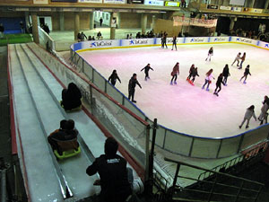 Pista de gel a Fira de Girona