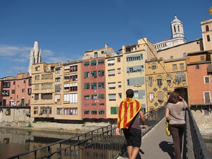 Ambient a Girona i preparaci&oacute; de la Via Catalana