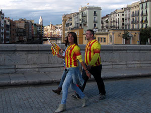 Ambient a Girona i preparaci&oacute; de la Via Catalana