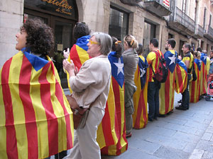 Ambient a Girona i preparaci&oacute; de la Via Catalana