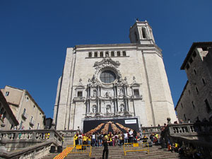 Ambient a Girona i preparaci&oacute; de la Via Catalana