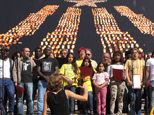 Ambient a Girona i preparaci&oacute; de la Via Catalana