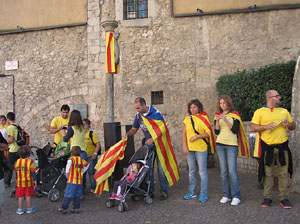 Ambient a Girona i preparaci&oacute; de la Via Catalana