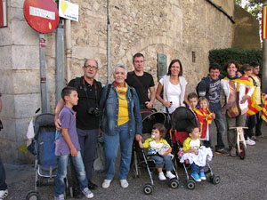 Ambient a Girona i preparaci&oacute; de la Via Catalana