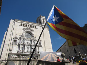 Ambient a Girona i preparaci&oacute; de la Via Catalana