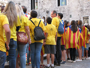 Ambient a Girona i preparaci&oacute; de la Via Catalana