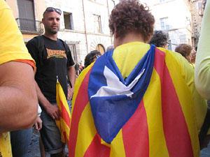 Ambient a Girona i preparaci&oacute; de la Via Catalana