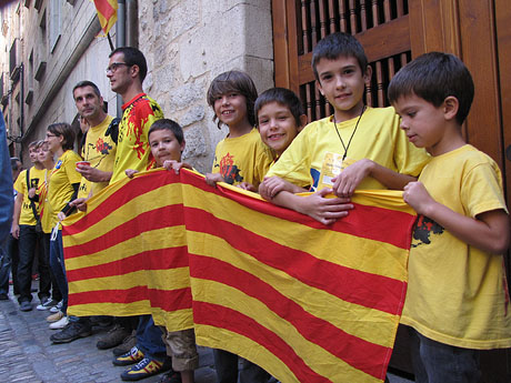 La Diada. Ambient a Girona i preparació de la Via Catalana