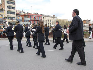 Cercavila de la banda de música La Lira