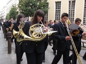 Cercavila de la banda de música La Lira