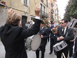 Cercavila de la banda de música La Lira