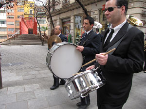 Cercavila de la banda de música La Lira