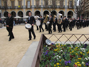 Cercavila de la banda de música La Lira