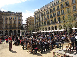 Concert de la banda La Lira a la plaça de la Independència