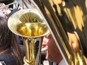 Concert de la banda La Lira a la plaça de la Independència