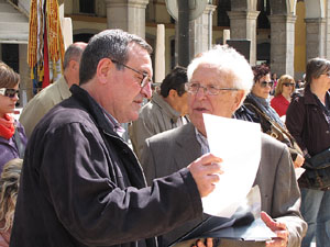 Concert de la banda La Lira a la plaça de la Independència