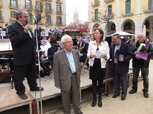 Concert de la banda La Lira a la plaça de la Independència