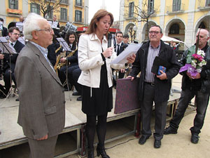 Concert de la banda La Lira a la plaça de la Independència
