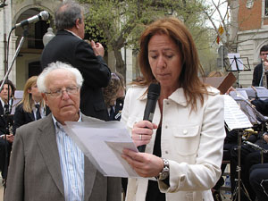 Concert de la banda La Lira a la plaça de la Independència