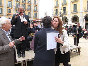 Concert de la banda La Lira a la plaça de la Independència