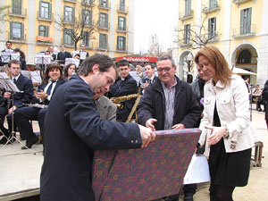 Concert de la banda La Lira a la plaça de la Independència
