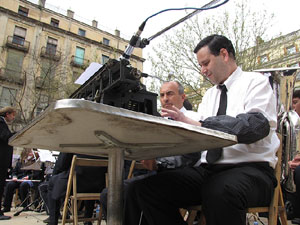 Concert de la banda La Lira a la plaça de la Independència