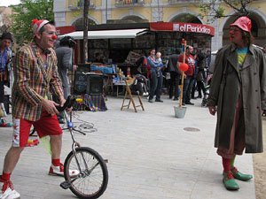 Espectacle de circ a c&agrave;rrec de MABSUTINS