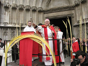 Diumenge de Rams. Benedicció de les palmes