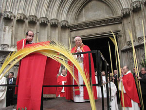 Diumenge de Rams. Benedicció de les palmes