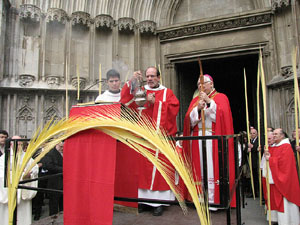 Diumenge de Rams. Benedicció de les palmes