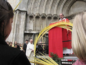 Diumenge de Rams. Benedicció de les palmes