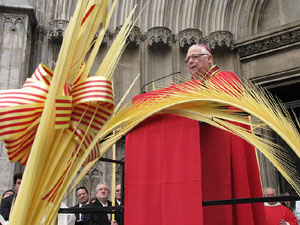 Diumenge de Rams. Benedicció de les palmes