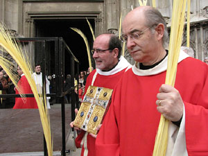 Diumenge de Rams. Benedicció de les palmes