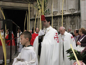 Diumenge de Rams. Benedicció de les palmes